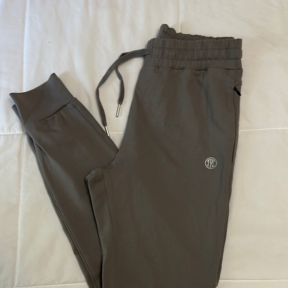 Til You Collapse Gray  High Waisted Joggers
